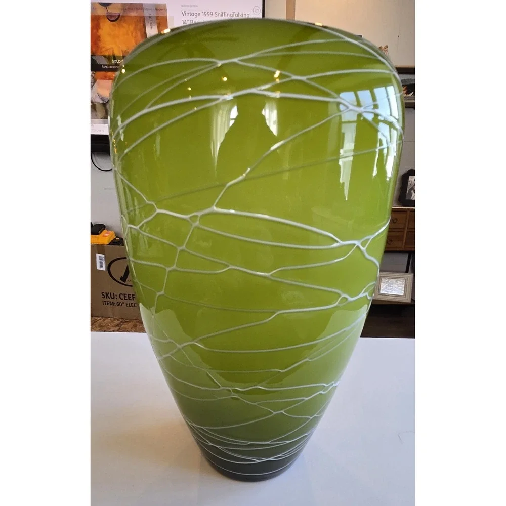 Vintage Murano Style Art Glass Vase 16